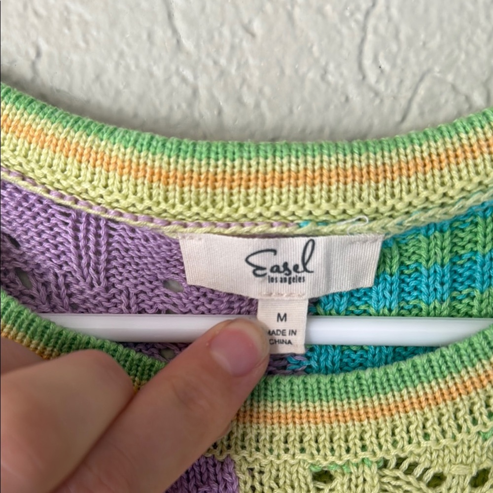 Colorful Patchwork Tank Top - Picture 2 of 5
